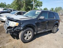 Salvage cars for sale at Baltimore, MD auction: 2008 Ford Escape HEV