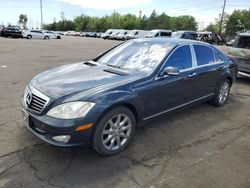 Salvage cars for sale at Denver, CO auction: 2007 Mercedes-Benz S 550 4matic