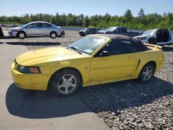 Salvage cars for sale at Windham, ME auction: 2003 Ford Mustang