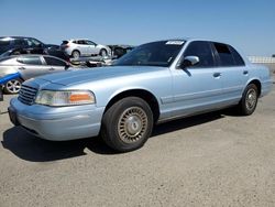 Salvage cars for sale at Fresno, CA auction: 2001 Ford Crown Victoria