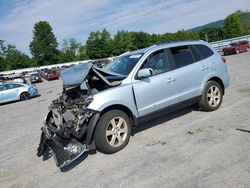 Salvage cars for sale from Copart Grantville, PA: 2007 Hyundai Santa FE SE