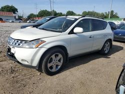 Salvage cars for sale at Columbus, OH auction: 2004 Nissan Murano SL