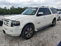 Salvage cars for sale at Houston, TX auction: 2007 Ford Expedition EL Limited