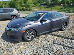 Honda salvage cars for sale: 2017 Honda Civic EX