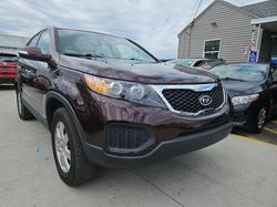 Salvage cars for sale from Copart Columbus, OH: 2013 KIA Sorento LX