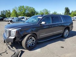 Salvage cars for sale from Copart Portland, OR: 2017 GMC Yukon XL K1500 SLT