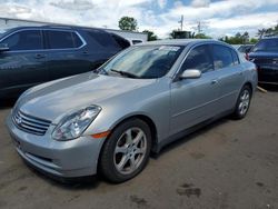 Salvage cars for sale at New Britain, CT auction: 2004 Infiniti G35