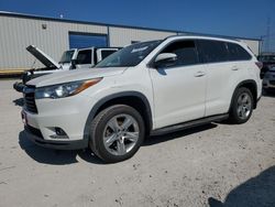 Toyota Highlander salvage cars for sale: 2014 Toyota Highlander Limited