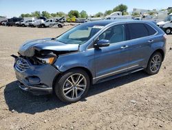 Salvage cars for sale at Billings, MT auction: 2019 Ford Edge Titanium