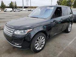 Land Rover Range Rover hse salvage cars for sale: 2017 Land Rover Range Rover HSE