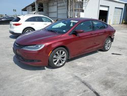 Salvage cars for sale at Corpus Christi, TX auction: 2015 Chrysler 200 S