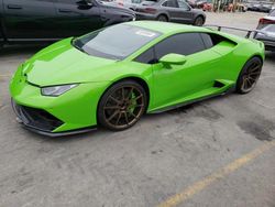 Salvage cars for sale at Los Angeles, CA auction: 2016 Lamborghini Huracan