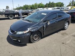 Honda salvage cars for sale: 2013 Honda Civic LX