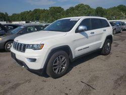 Salvage cars for sale at Assonet, MA auction: 2020 Jeep Grand Cherokee Limited