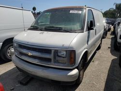 Chevrolet salvage cars for sale: 2000 Chevrolet Express G2500