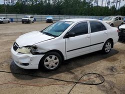 Vehiculos salvage en venta de Copart Harleyville, SC: 2006 Toyota Corolla CE