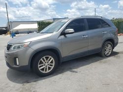 Vehiculos salvage en venta de Copart Orlando, FL: 2015 KIA Sorento LX