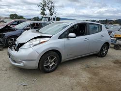 Salvage cars for sale at San Martin, CA auction: 2015 Nissan Leaf S