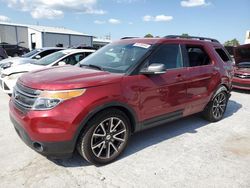 Salvage cars for sale at Tulsa, OK auction: 2015 Ford Explorer XLT
