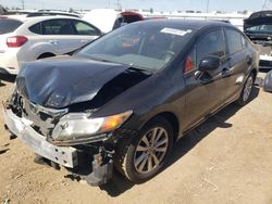 Honda salvage cars for sale: 2012 Honda Civic EX