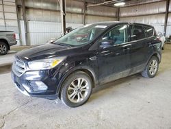 Salvage cars for sale at Des Moines, IA auction: 2017 Ford Escape SE