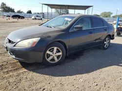 Salvage cars for sale at auction: 2003 Honda Accord EX