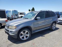 BMW x5 4.4i salvage cars for sale: 2004 BMW X5 4.4I