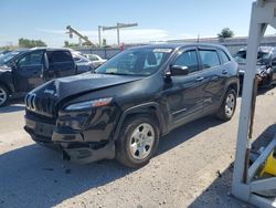 Jeep Cherokee Sport salvage cars for sale: 2016 Jeep Cherokee Sport