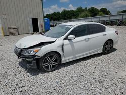 Honda salvage cars for sale: 2017 Honda Accord Sport