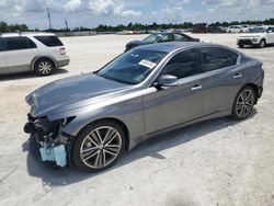 Salvage cars for sale at Arcadia, FL auction: 2015 Infiniti Q50 Base