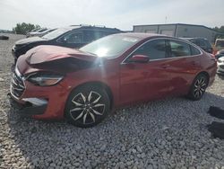 Salvage cars for sale at Wayland, MI auction: 2021 Chevrolet Malibu RS