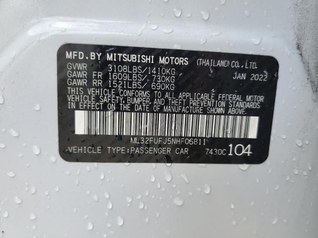 2022 Mitsubishi Mirage G4 ES