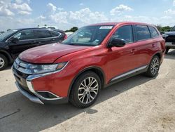 Salvage cars for sale at San Antonio, TX auction: 2018 Mitsubishi Outlander ES