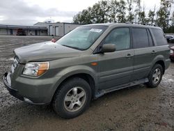 Salvage cars for sale at Arlington, WA auction: 2007 Honda Pilot EXL