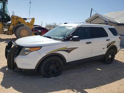 Salvage cars for sale from Copart Andrews, TX: 2014 Ford Explorer Police Interceptor