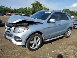 Salvage cars for sale from Copart Baltimore, MD: 2016 Mercedes-Benz GLE 350 4matic