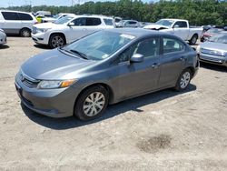 Salvage cars for sale at Greenwell Springs, LA auction: 2012 Honda Civic LX