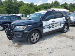 Salvage cars for sale at Mendon, MA auction: 2019 Ford Explorer Police Interceptor