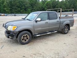 Vehiculos salvage en venta de Copart Gainesville, GA: 2004 Toyota Tundra Double Cab SR5