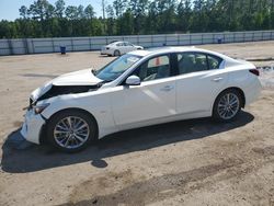 Infiniti salvage cars for sale: 2019 Infiniti Q50 Luxe