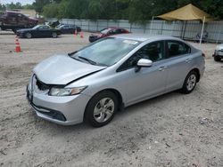 Salvage cars for sale at Knightdale, NC auction: 2015 Honda Civic LX