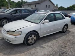 Vehiculos salvage en venta de Copart York Haven, PA: 2001 Honda Accord EX