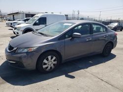 Salvage cars for sale from Copart Sun Valley, CA: 2015 Honda Civic LX