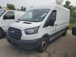 Salvage trucks for sale at Woodhaven, MI auction: 2021 Ford Transit T-250