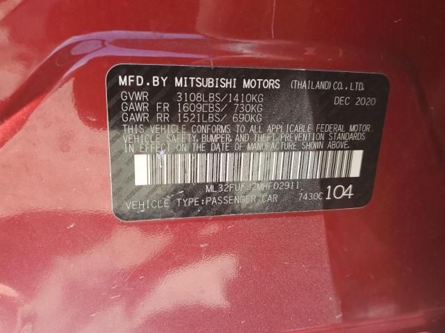 2021 Mitsubishi Mirage G4 ES