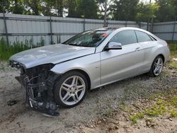 Vehiculos salvage en venta de Copart Hampton, VA: 2012 Mercedes-Benz E 350