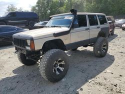 Salvage cars for sale at Waldorf, MD auction: 1996 Jeep Cherokee SE