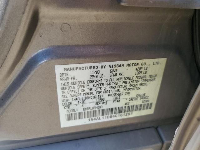 2004 Nissan Altima Base