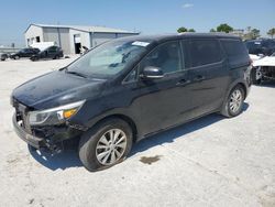 KIA salvage cars for sale: 2015 KIA Sedona LX