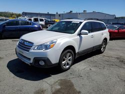 Salvage cars for sale at Vallejo, CA auction: 2013 Subaru Outback 2.5I Limited